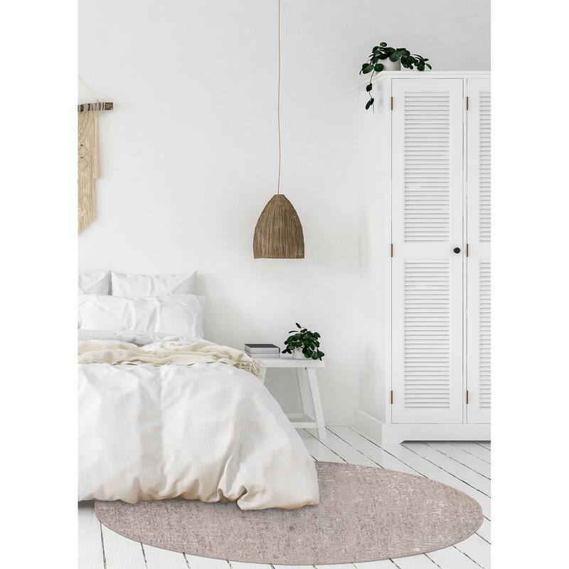 ECARPETGALLERY Hand-knotted Legacy Grey Silk, Wool Rug - 5'9 x 5'10