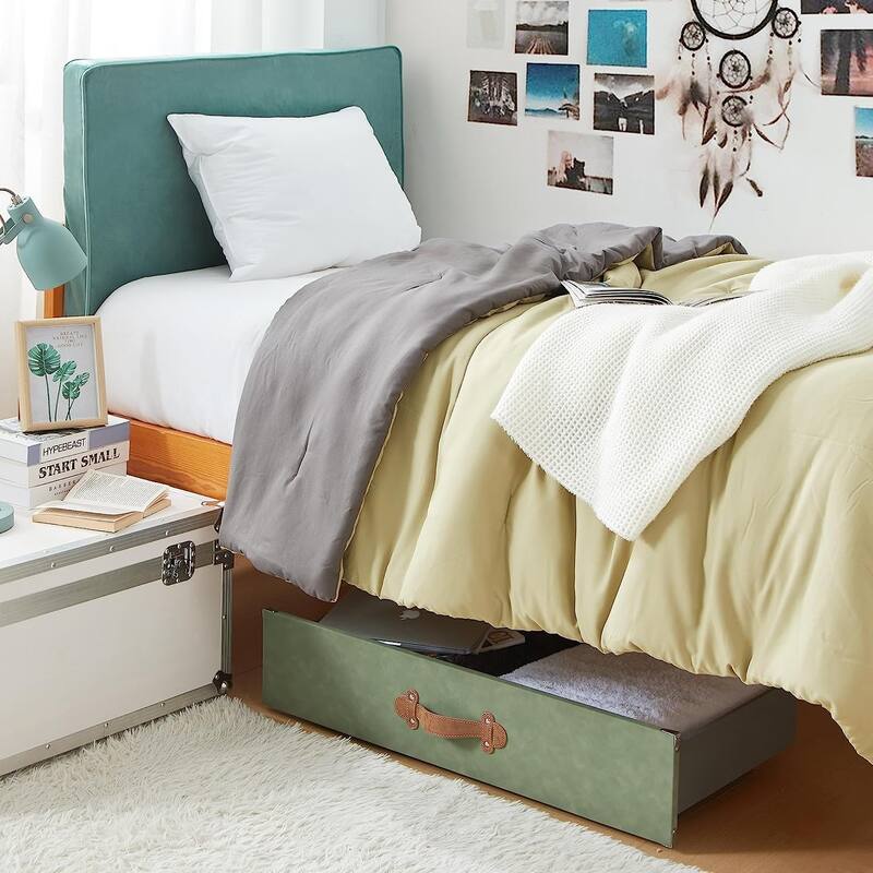 Texture® Brand - Rolling Under Bed Storage Drawer by DormCo