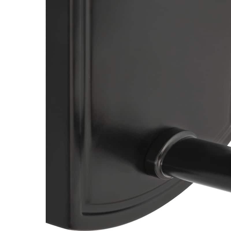 Adley Collection One-Light Matte Black Etched Opal Glass New Traditional Bath Vanity Light - 4.5 in x 6 in x 7.75 in