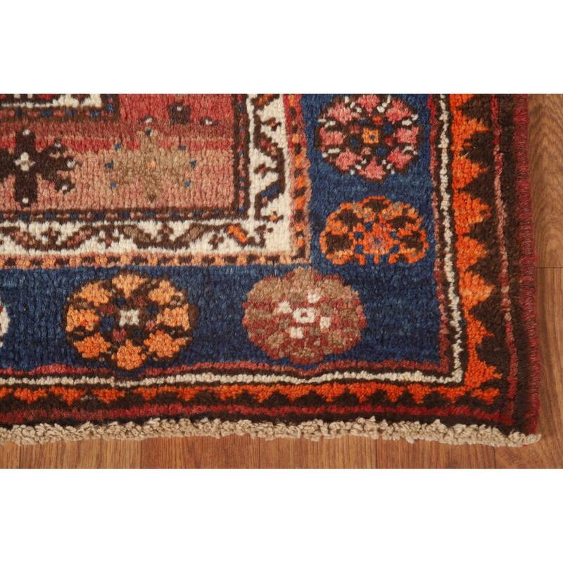 Malayer Persian Vintage Area Rug Hand-Knotted Wool Carpet - 4'3" x 6'7"