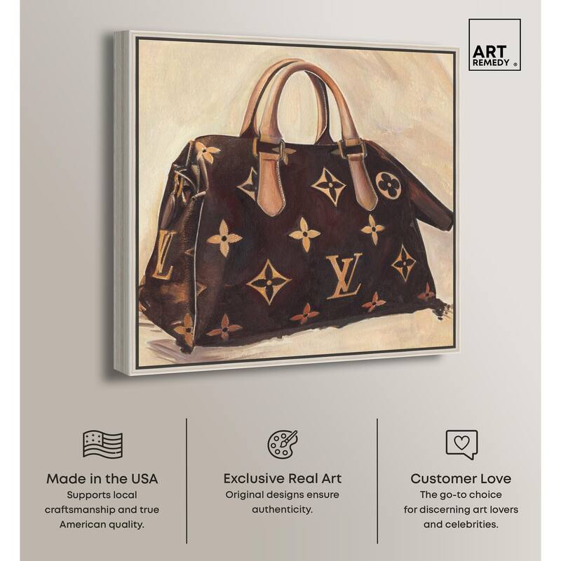 Doll Memories Majestic Monogram Canvas by Art Remedy