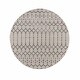 preview thumbnail 3 of 9, Tigris Texcoco Moroccan Trellis Geometric Farmhouse Area Rug 5'3" Round