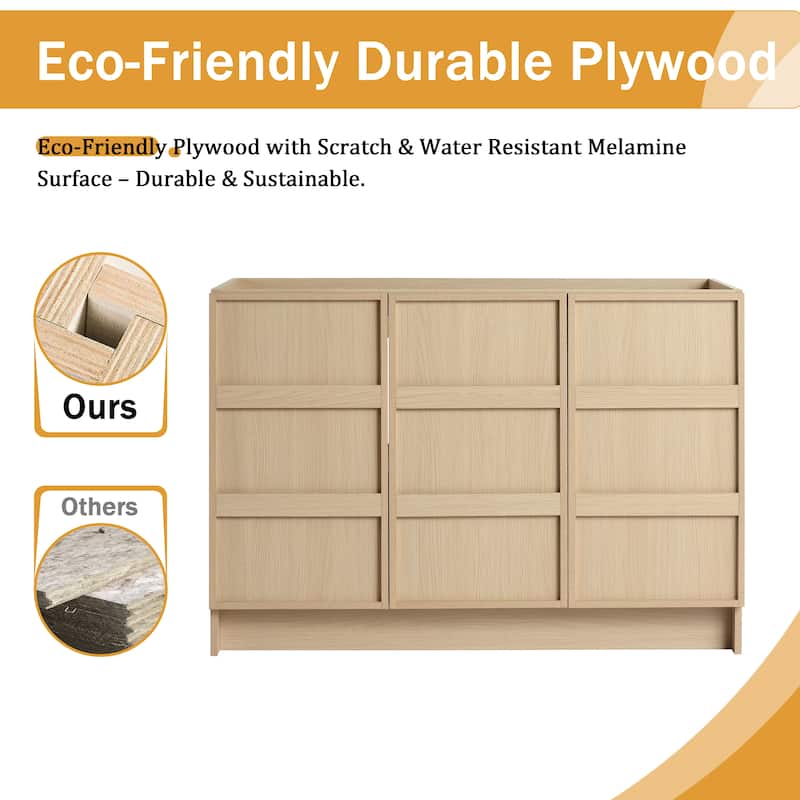 Malwee 36"/42"/48" FreeStanding Bathroom Vanity Without Sink