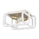Option Brushed Champagne Bronze with White Raphia Rope