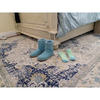 The Gray Barn Peaceful Acres Traditional Persian Vintage Fancy Area Rug