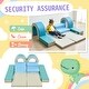 preview thumbnail 3 of 16, 10 in 1 Soft Climb and Crawl Foam Playset, Soft Foam Nugget Block, Kids Crawling and Climbing Indoor Active Play Structure