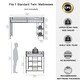 preview thumbnail 2 of 5, Sturdy Junior Twin Loft Bed for Kids,Loft Bed w/Wood Shelf & Guardrail