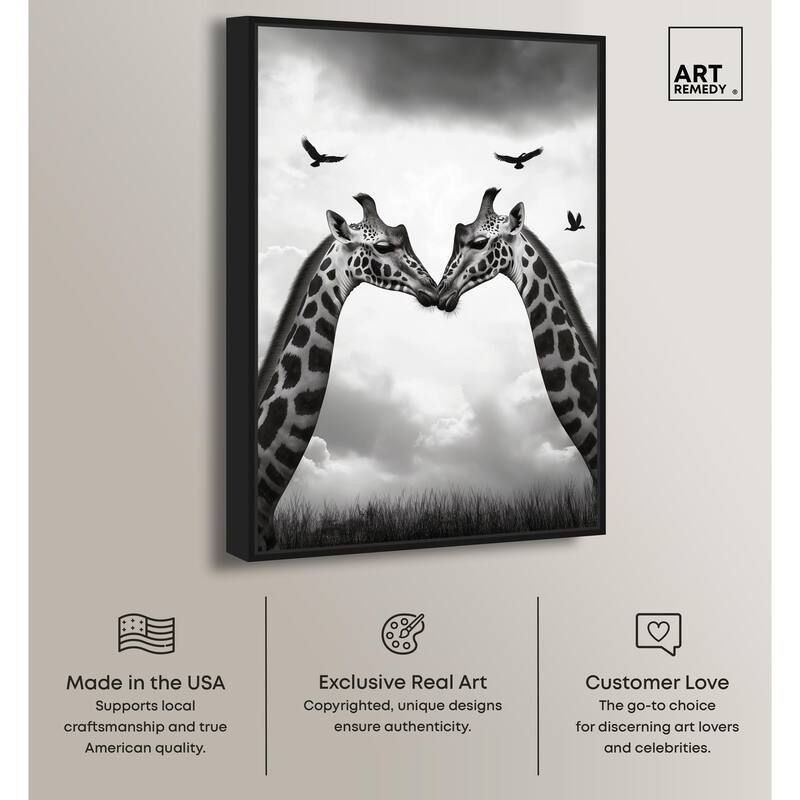Giants in Love II Canvas by Art Remedy