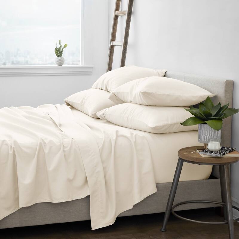 Soft Essentials Ultra-soft Deep Pocket 6-piece Microfiber Sheet Set - Full - Ivory
