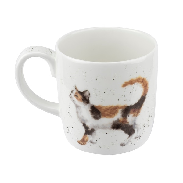 Royal Worcester Wrendale Design Mug Cats or Mouse Design - Bed
