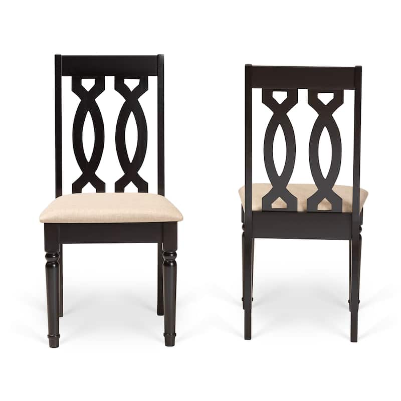 Cherese Modern and Contemporary 2-PC Dining Chair Set