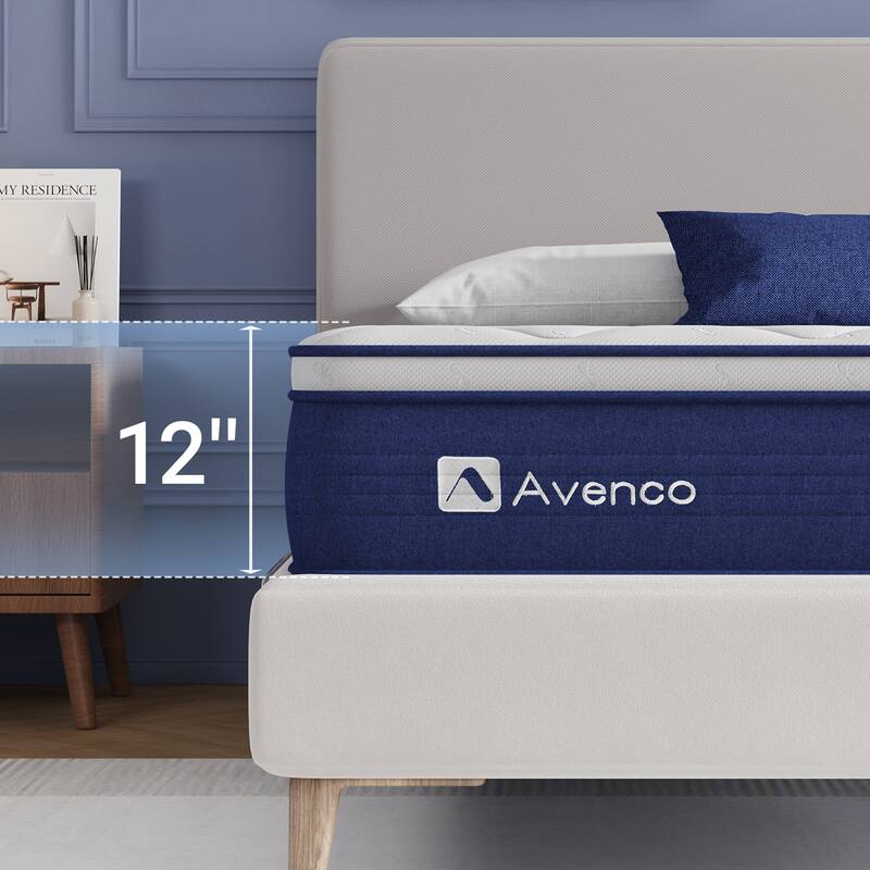 Avenco 12'' Medium Memory Foam Hybrid Mattress