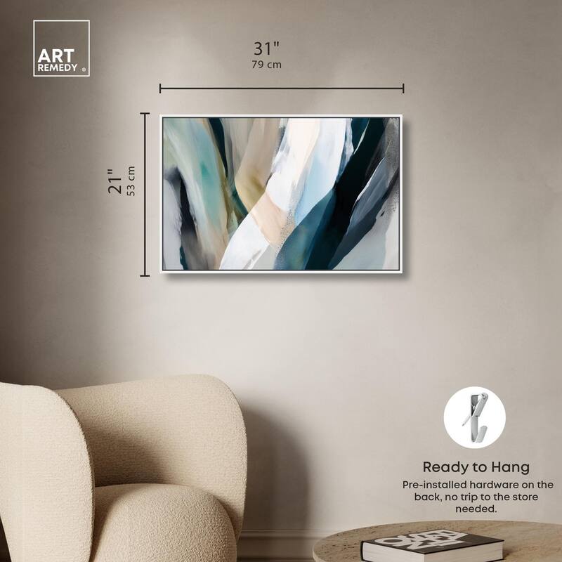 Sweeping Forms II Canvas by Art Remedy