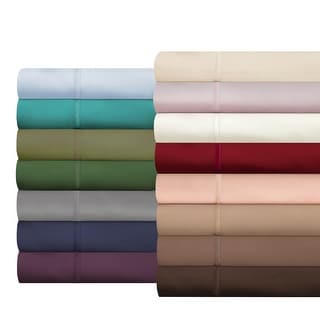 Egyptian Cotton 400 Thread Count Solid Bed Sheet Set by Superior - On ...