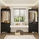preview thumbnail 39 of 81, Cimly Closet System with Wood Drawers and Hanging Rods, Organizer Wardrobe for Walk-in and Reach-in Closet