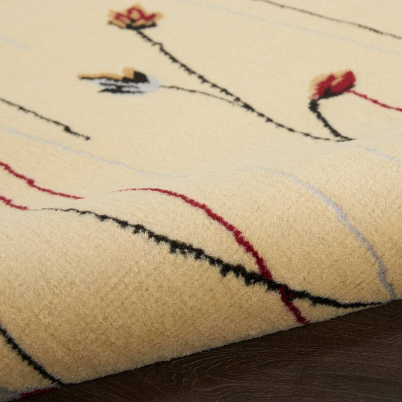 Nourison Grafix Floral Botanical Transitional Area Rug
