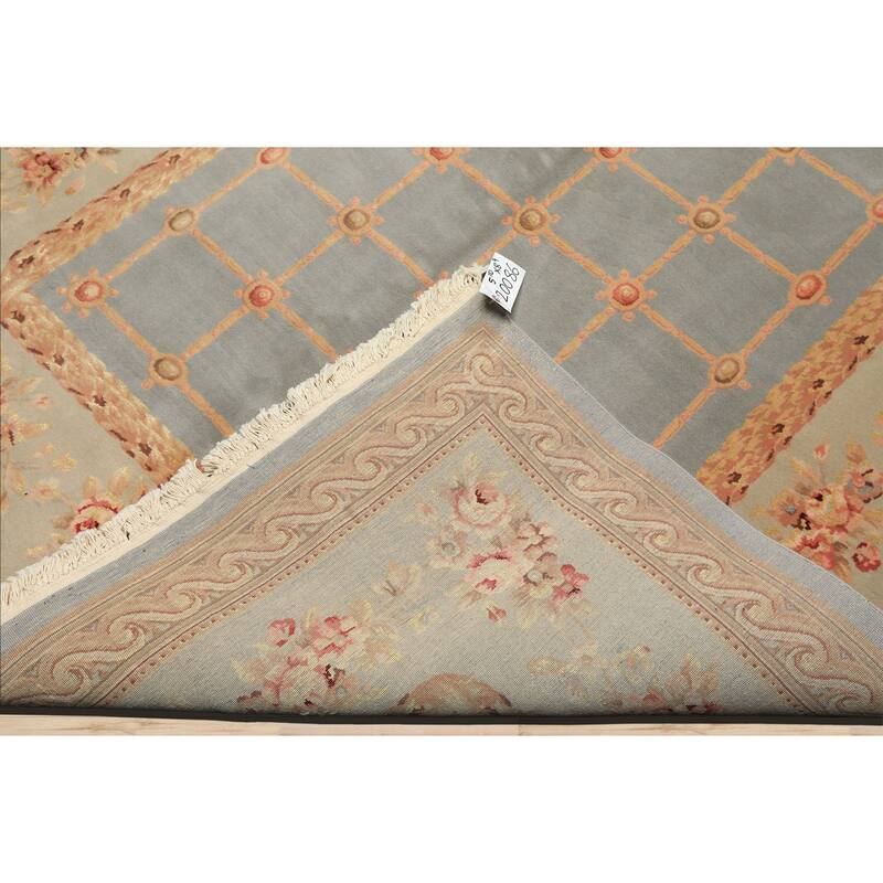 5'10''x8'9'' Hand Knotted Wool French Aubusson Savonerrie 300 KPSI Rug - 5' 10'' x 8' 9''