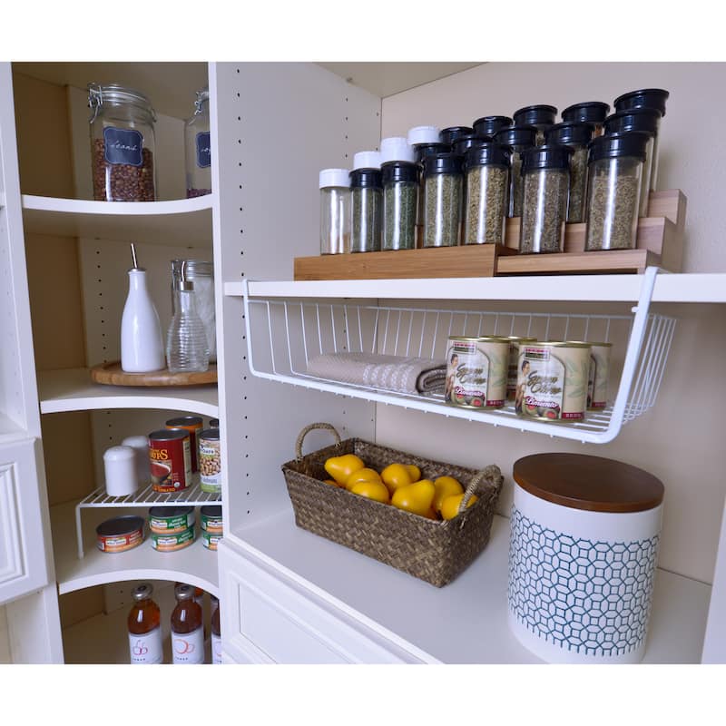 Organized Living Large White Under-cabinet Basket
