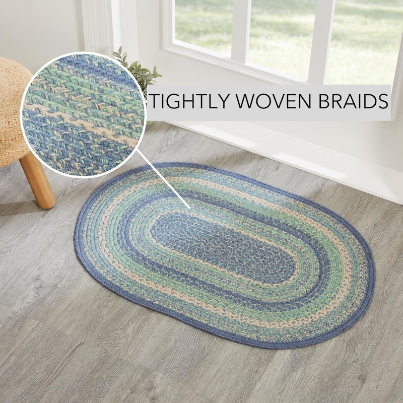 Jolie Jute Rug Oval w/ Pad 24x36