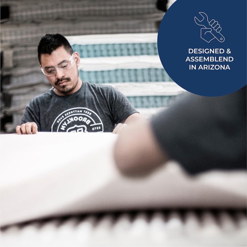 Brooklyn Bedding Plank 13" Luxe Two Sided Firm / Ultra Firm Mattress