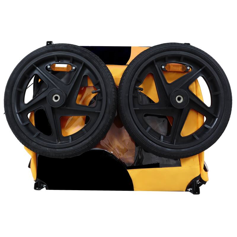 Pet Bike Trailer Dog Cart for Bicycle, Suitable for Small and Medium Pets, Easy Folding Cart Frame, Non-Slip Floor