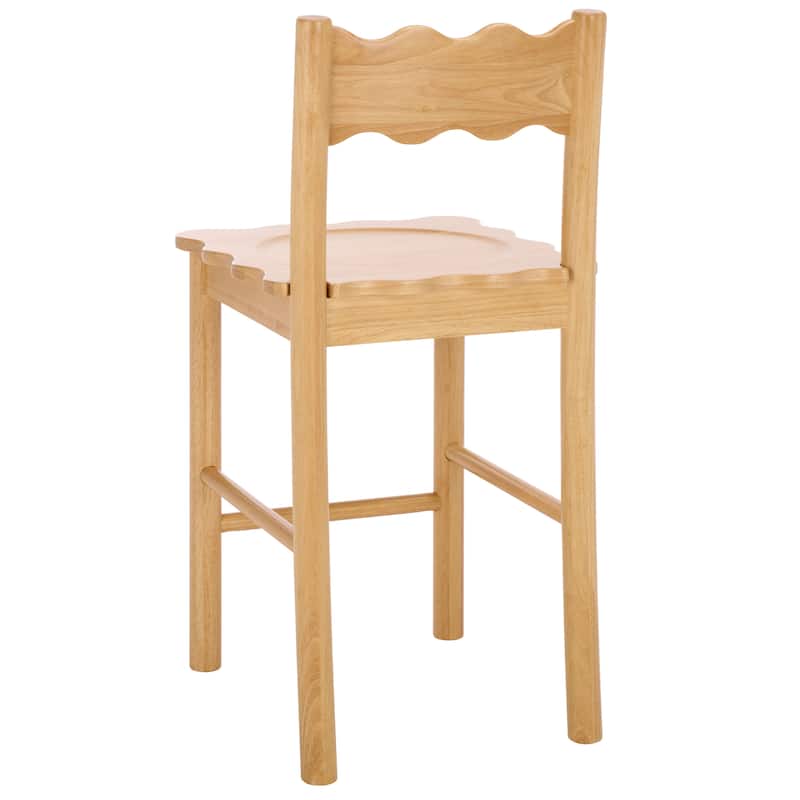 SAFAVIEH Home Nolly Scallop Counter Chair - 20"W x 19"D x 26"H