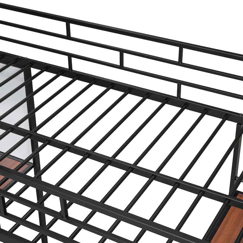 Twin Loft Bed with Shelves, Desk, and Whiteboard, a Stylish and Functional Bedroom Centerpiece