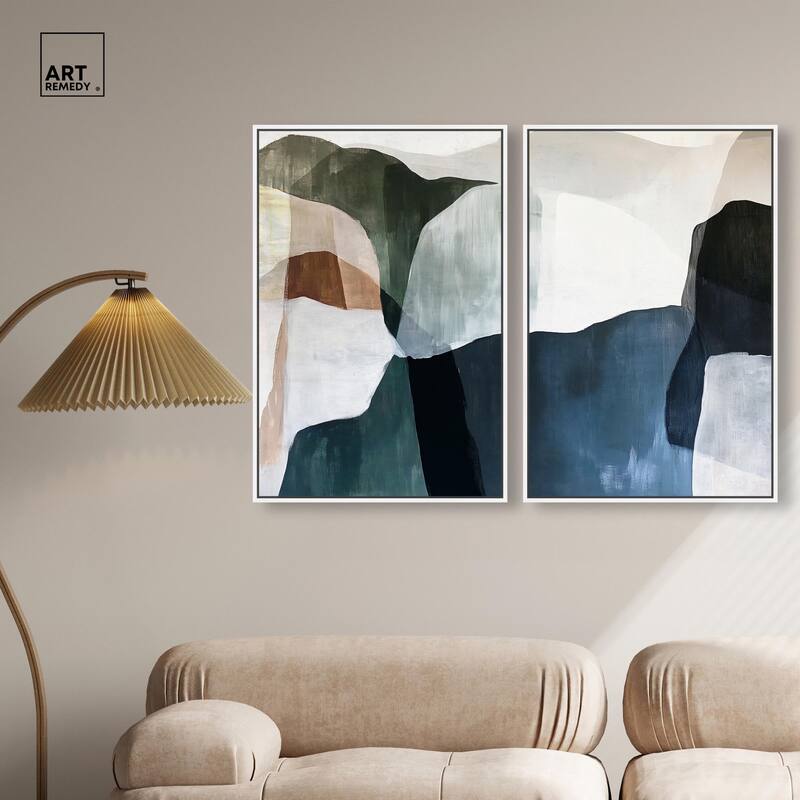 Deliberately Lucky Canvas Set of 2 by Art Remedy