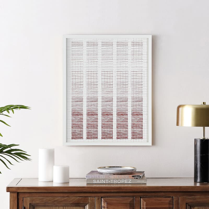 SAFAVIEH Tomie Vanishing Point 16 x 20-inch Framed Wall Art
