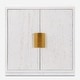 preview thumbnail 4 of 7, Uttermost Emma 2 Door White Cabinet - 32.25'' H X 32'' W X 14.25'' D