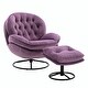 preview thumbnail 84 of 133, TV Chair Accent Chair for Living Room with Ottoman