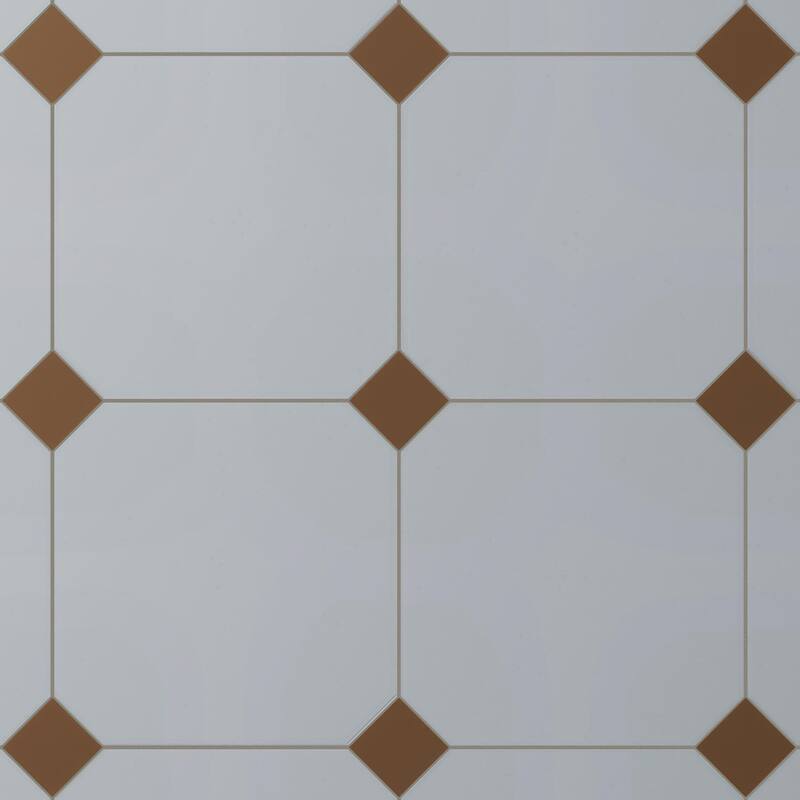 Merola Tile Vaudeville Taco Marron 1-5/8" x 1-5/8" Porcelain Floor and Wall Tile - Pallet ( Tiles)