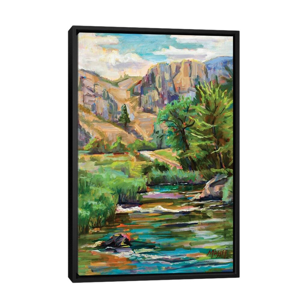 iCanvas "Swallowtail River Canyon" by Marie Massey Framed Canvas Print