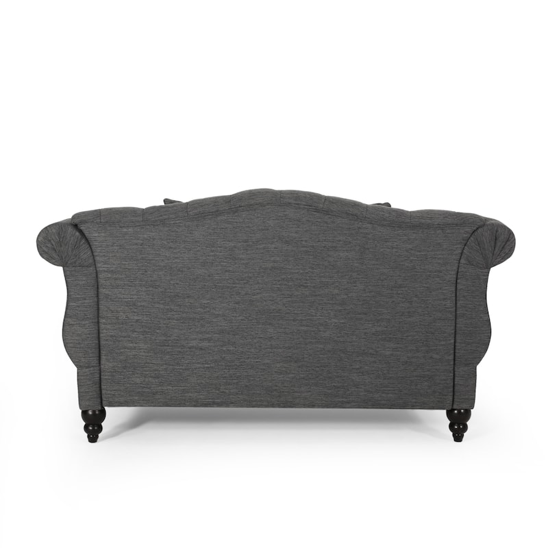 Wellston Tufted Double Chaise Lounge by Christopher Knight Home