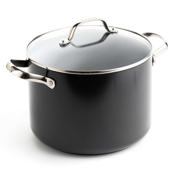 GreenPan Paris Pro Hard Anodized Healthy Ceramic Nonstick 8-Quart Stockpot