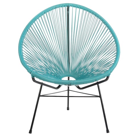 Handmade Acapulco Turquoise Patio Lounge Chair