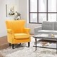 preview thumbnail 4 of 15, Modern Living Room Accent Chair Upholstered Club Chair With Wood Legs