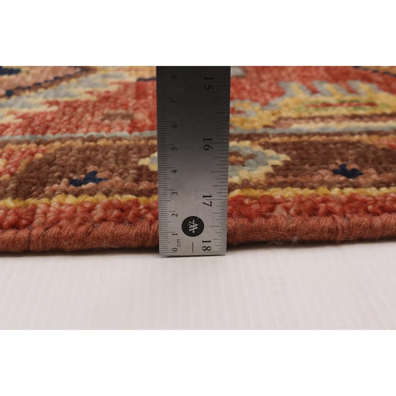 ECARPETGALLERY Hand-knotted Jules Serapi Dark Copper Wool Rug - 7'7 x 9'10