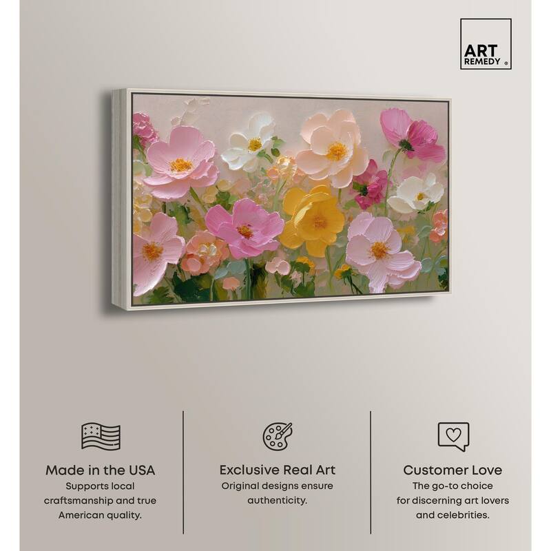 Expressed in Petals II Canvas by Art Remedy