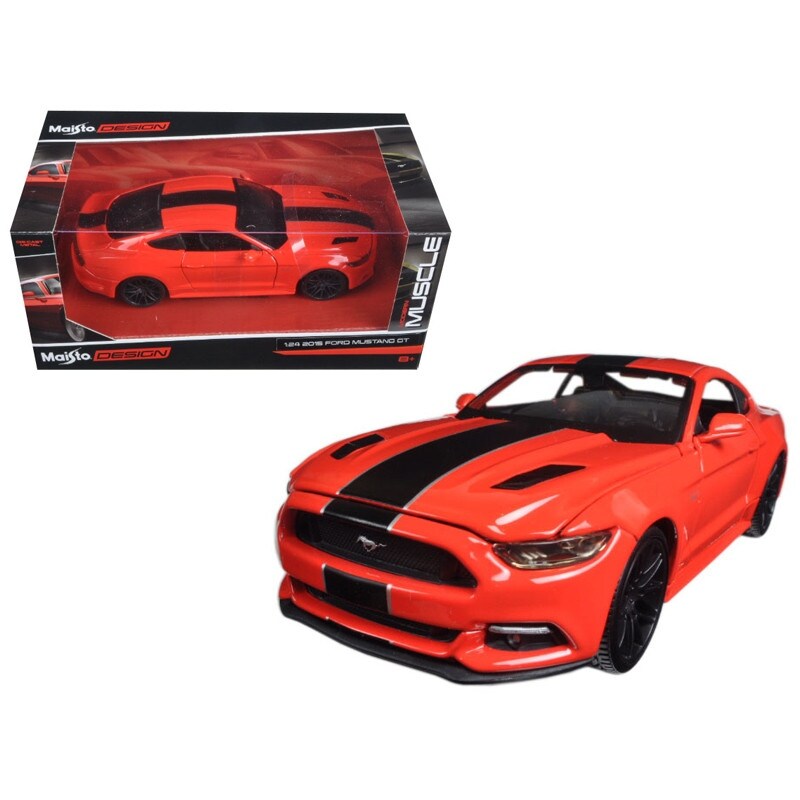 red mustang toy car