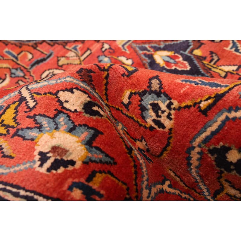 ECARPETGALLERY Hand-knotted Andelz Red Wool Rug - 4'0 x 6'11