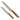 Gibson Home Seward 2 Piece Stainless Steel Santoku Knife Cutlery Set - Silver