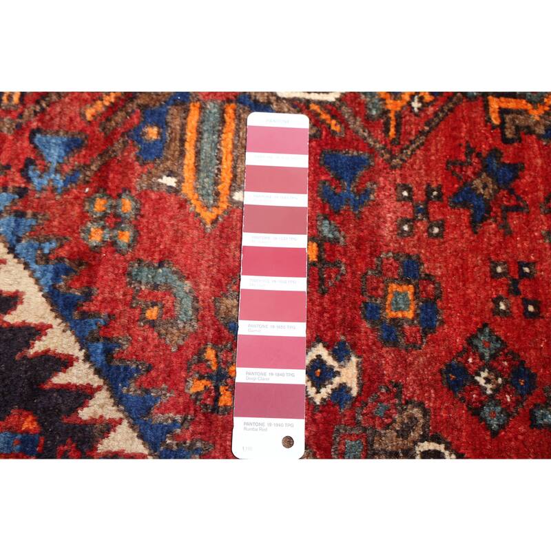 ECARPETGALLERY Hand-knotted Anatolian Vintage Red Wool Rug - 3'10 x 15'0