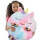 preview thumbnail 5 of 4, Happy Nappers: Pillow & Sleepy Sack: Large - Rainbow Unicorn - 7+