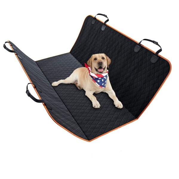 black dog mat