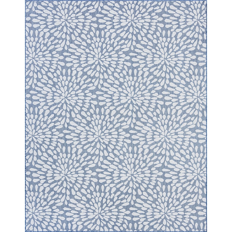 Exo Coastal Floral Indoor/Outdoor Area Rug