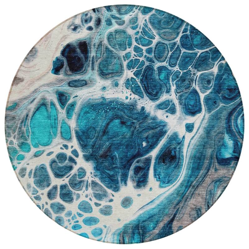 Machine Washable Indoor/ Outdoor Chantille Contemporary Rug