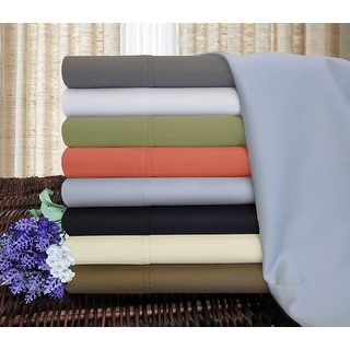 Superior Cotton Blend Solid Deep Pocket Bed Sheet Set
