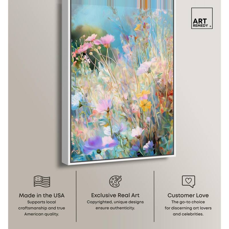 Cosmos Cascade Canvas by Art Remedy