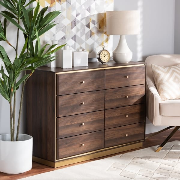 gold and brown dresser Loire Dresser